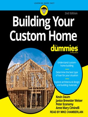 cover image of Building Your Custom Home For Dummies